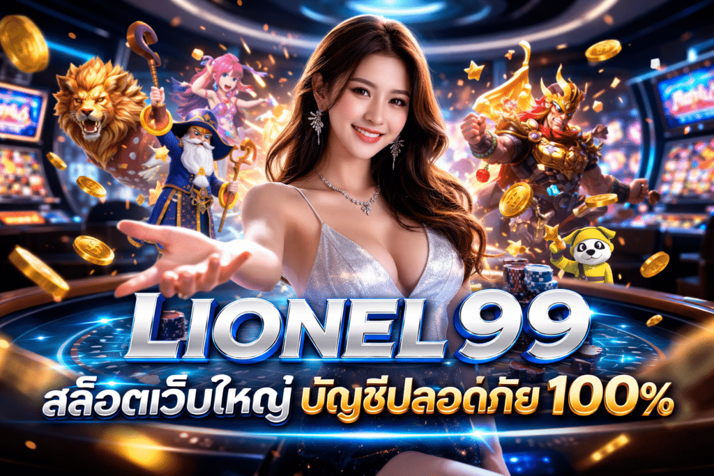 LIONEL99 สล็อตเว็บใหญ่ บัญชีปลอดภัย 100%