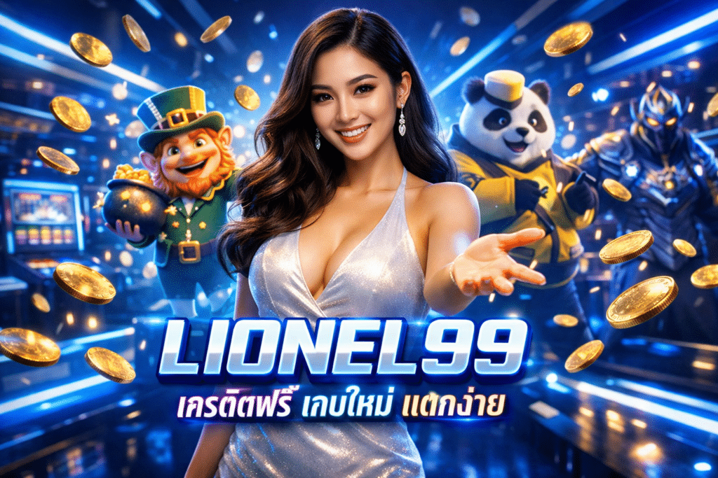 LIONEL99 เครดิตฟรี เกมใหม่ แตกง่าย อัปเดตข้อมูลทุกวัน